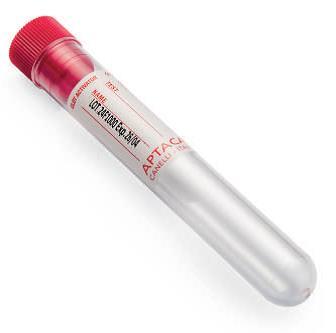 TUBO CON ACTIVADOR Y GRANULOS MARCA APTACA